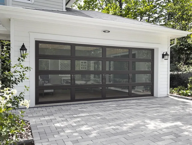 Huntington Park Garage Door Repair design specialist presenting custom garage door options to Huntington Park homeowner