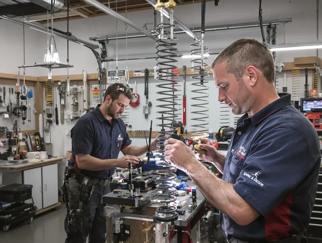 Garage door spring repair service by Huntington Park Garage Door Repair in Huntington Park